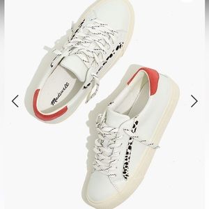Madewell size 8.5 leather sneakers